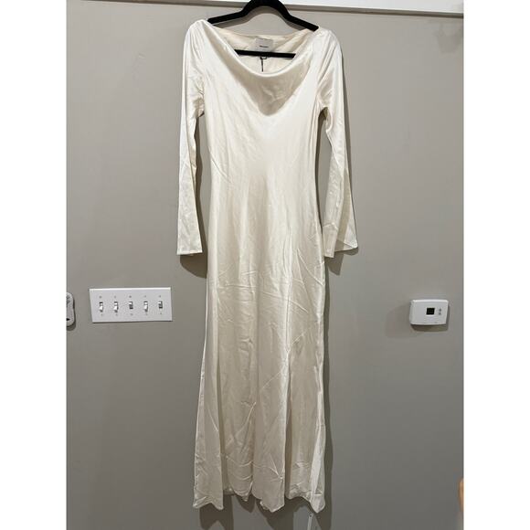 New Reformation Ciana Satin Dress - Picture 2 of 5